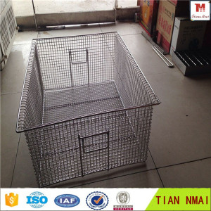 Stainless Steel 304 Hospital Disinfection Wire Mesh Basket/Wire Mesh Tray Factory Price